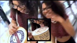 sajagempak.com - Wanita Jilat Ice-Cream Dan Letakkan Semula Di Kedai Tanpa Membelinya