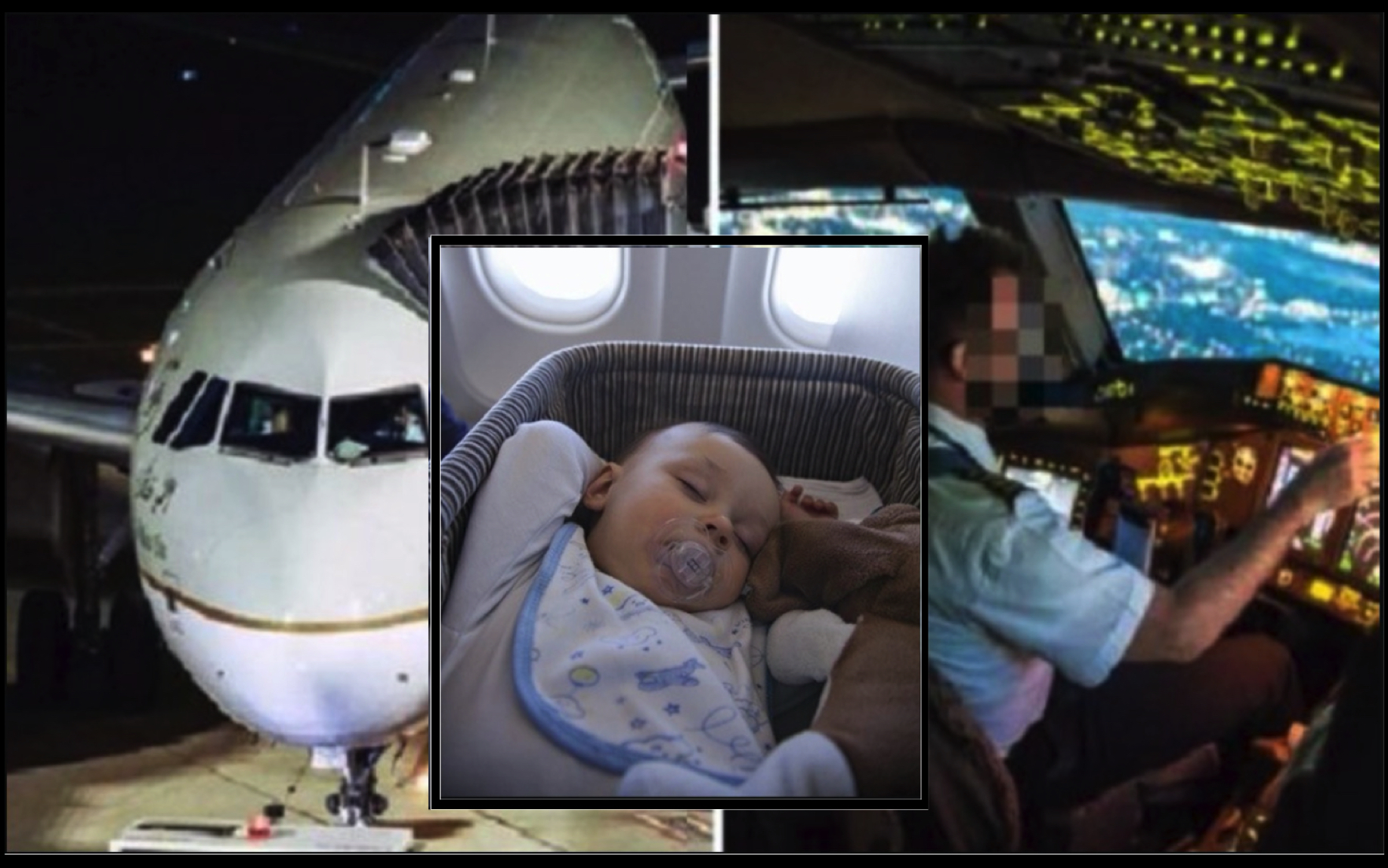 Penumpang Wanita Menjerit Dalam Pesawat Saat Menyedari Bayinya Tertinggal Di Airport, Tindakan Pilot Sangat Terpuji