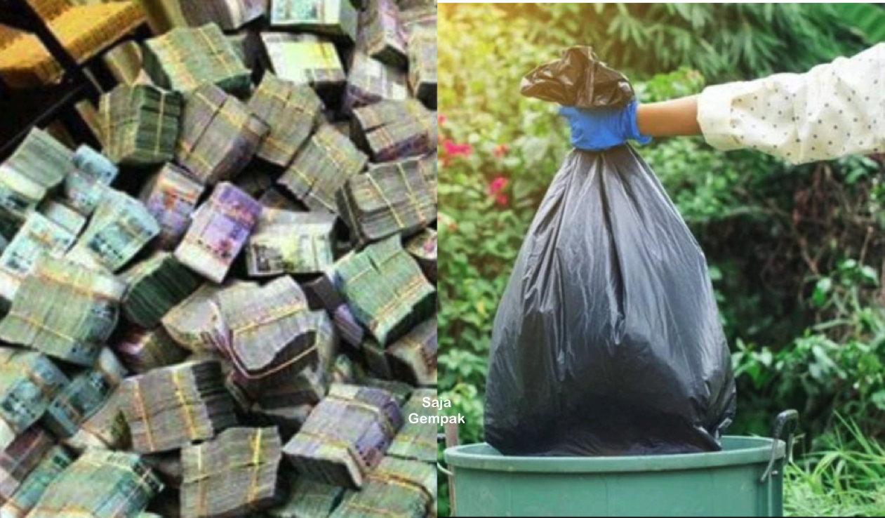 Mahu Buang Kotak Sampah, Lelaki Panik Menyedari Dia Terbuang Sekali Dua Beg Berisi Tunai RM89,150! - sajagempak.com