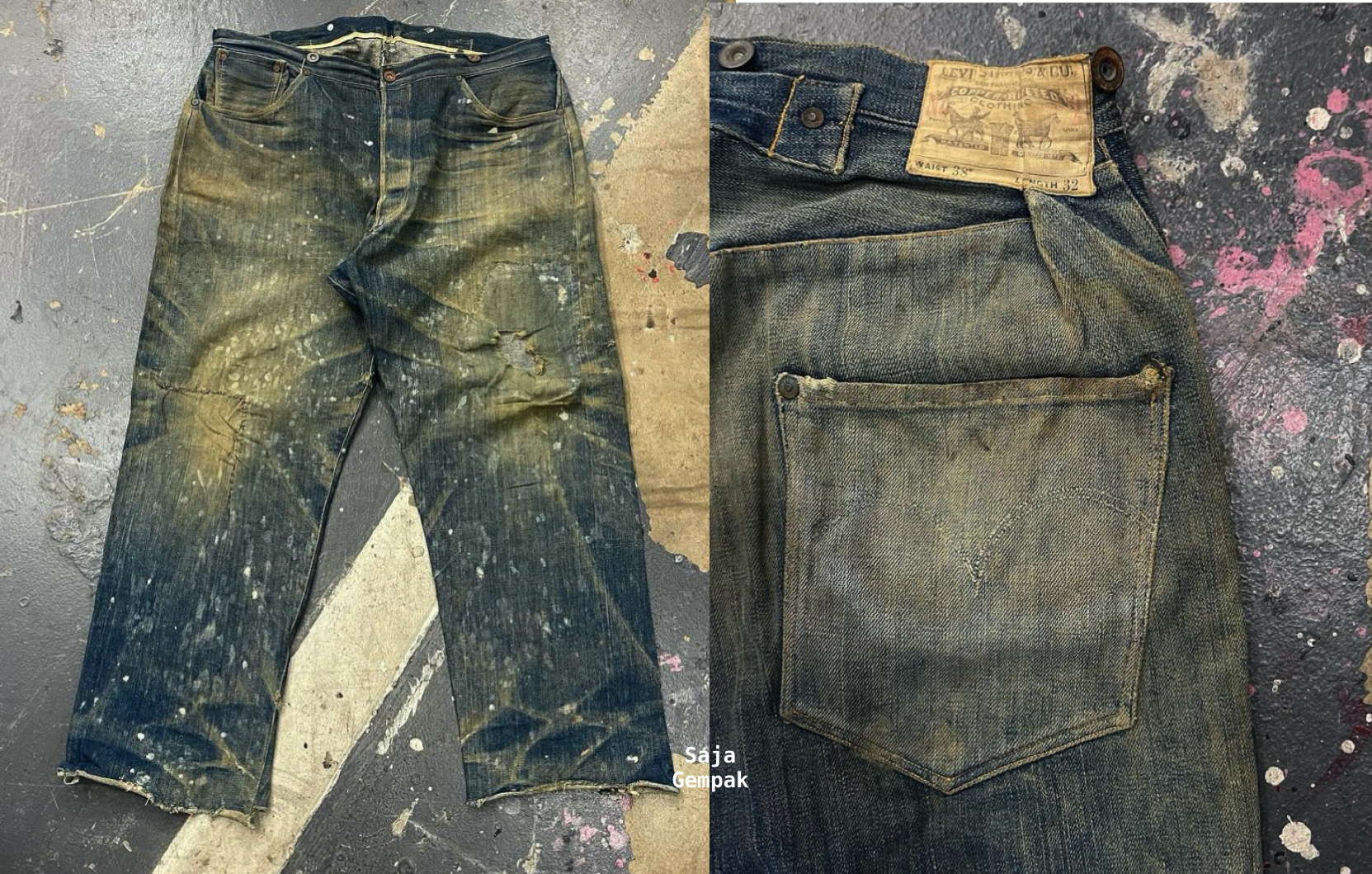 Ditemui Di Lombong Terbiar, Seluar Jeans Berusia 140 Tahun Terjual Dengan Harga RM410,000 - sajagempak.com